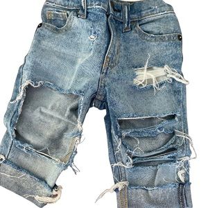 Small Shop Distressed Handmade Jeans